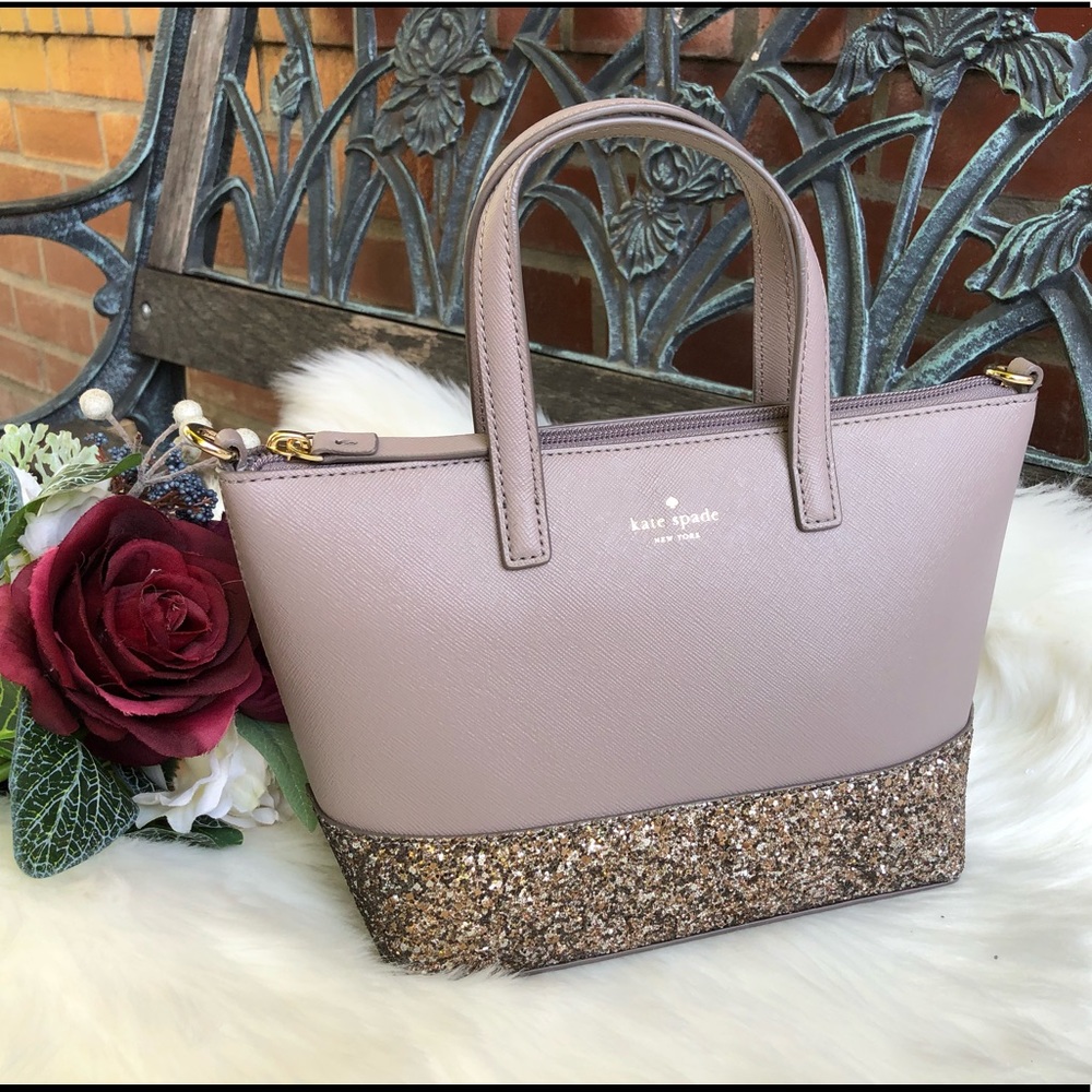 🎀🎀Kate Spade Greta Court Ina Glitter Crossbody - Picture 3 of 8